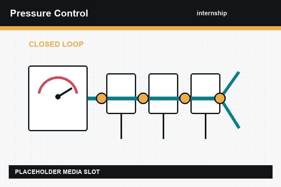 Rendered placeholder for a gas pressure control system schematic