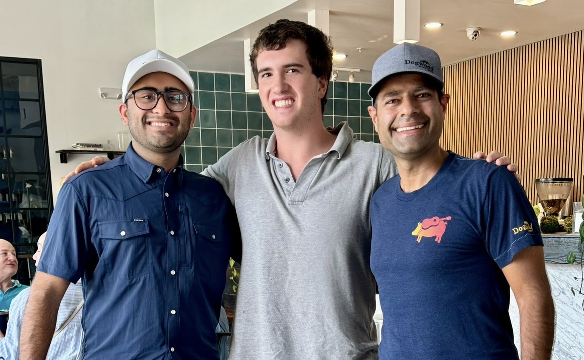Ezra Kahn with members of the Dogwood Brands team